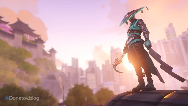 Персонаж Мидзуки из игры Overwatch