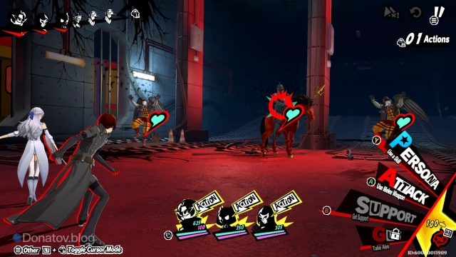 Геймплей Persona 5: The Phantom X