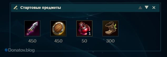 Стартовые предметы на Амбессу