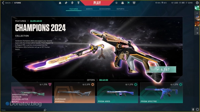 Набор Champions 2024 в игре