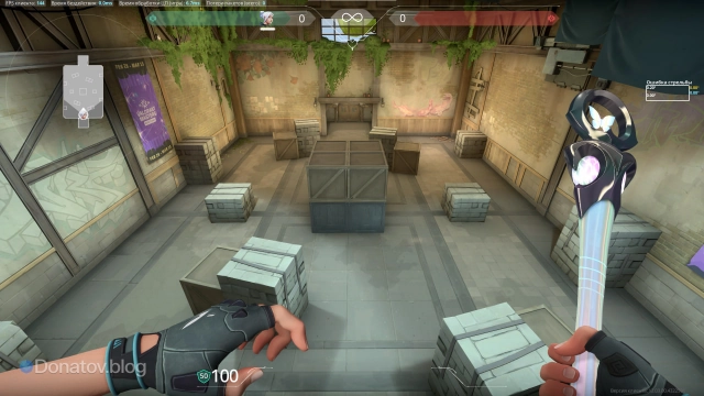 Карта «Столкновение A» в игре