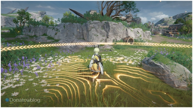 Возвышенность рядом с телепортом