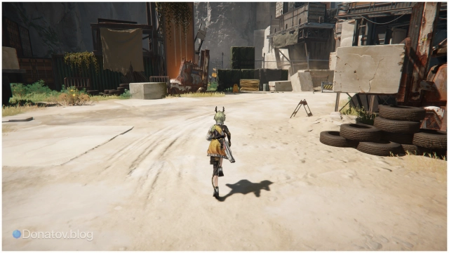 Двигайтесь к небольшому проходу, на который смотрит герой