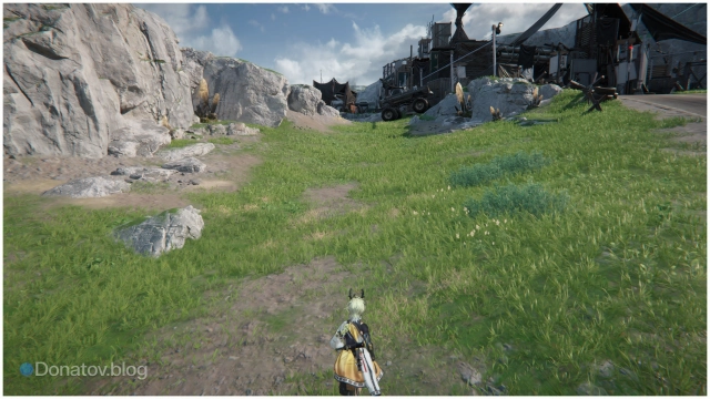 Машина и лагерь