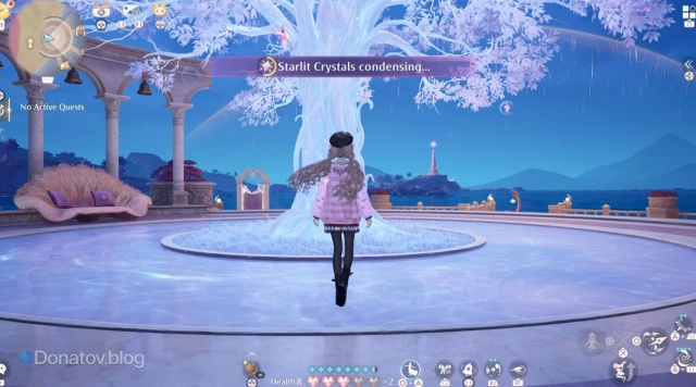 Starlit Crystals condensing в Infinity Nikki