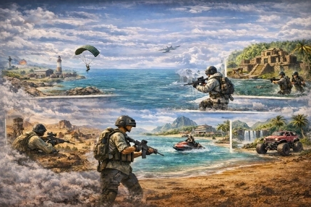 Список карт PUBG Mobile: краткий обзор локаций классического режима