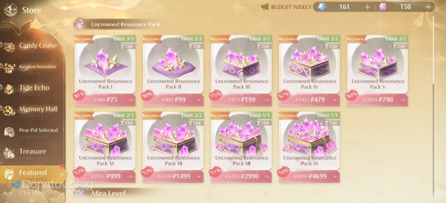 Магазин Featured и наборы Uncrowned Resonance