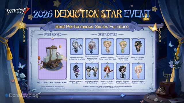 Мебель серии Best Performance в Identity V