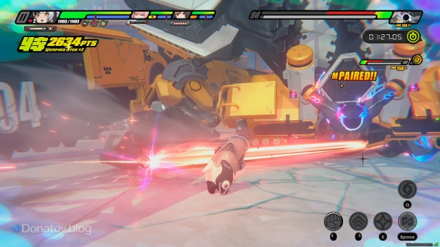 Мощный выстрел турели