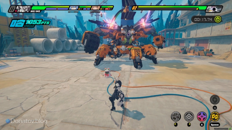 Госпожа Эсме на арене сражения