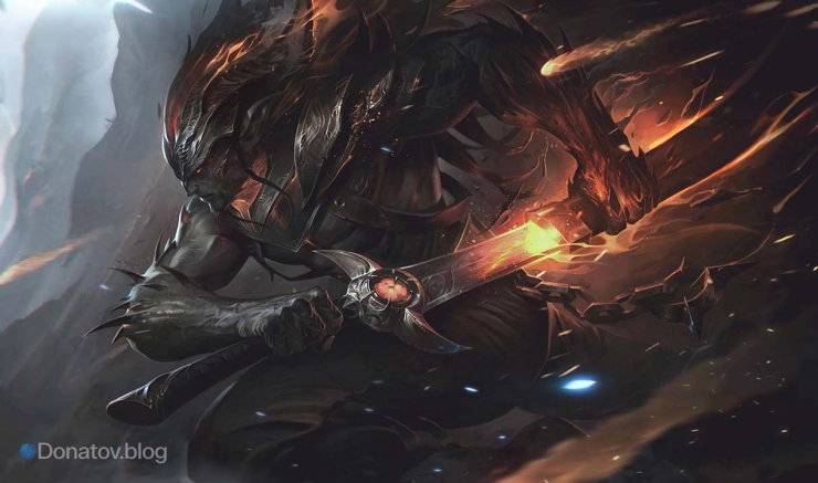 Ясуо в образе «Предвестник ночи»