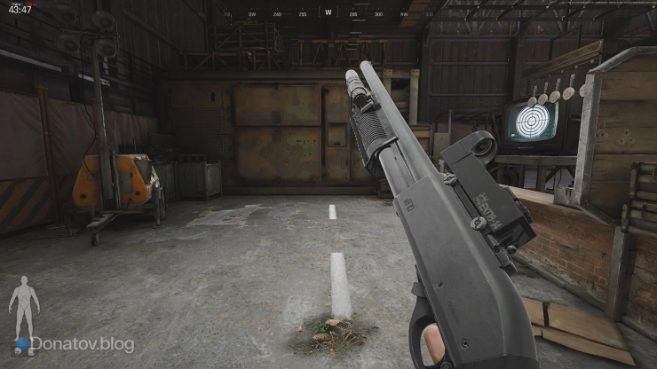 Дробовик M870 на стрельбище