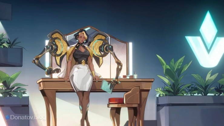 Домина в официальных промо-материалах игры