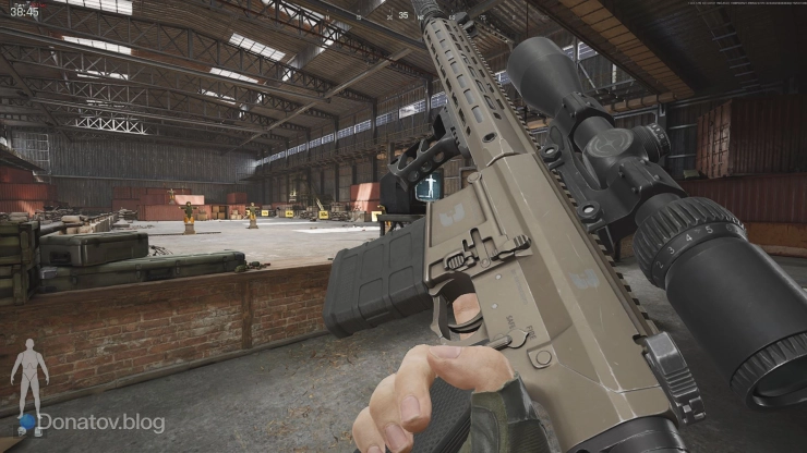 M110 на стрельбище