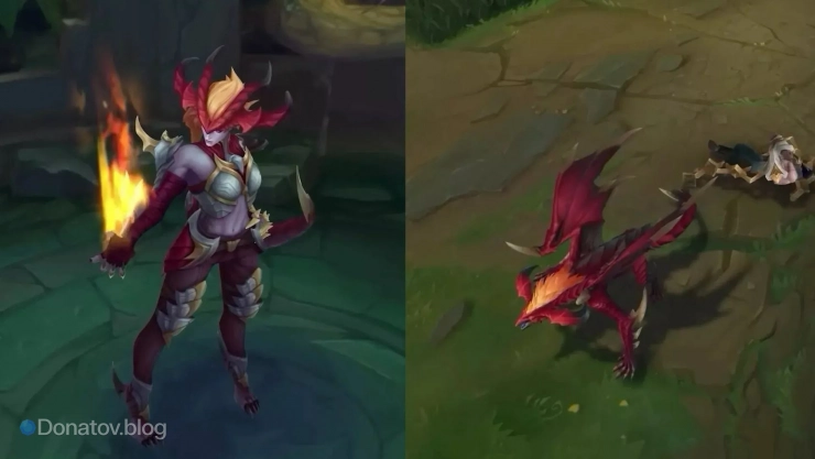 Шивана в форме человека и дракона