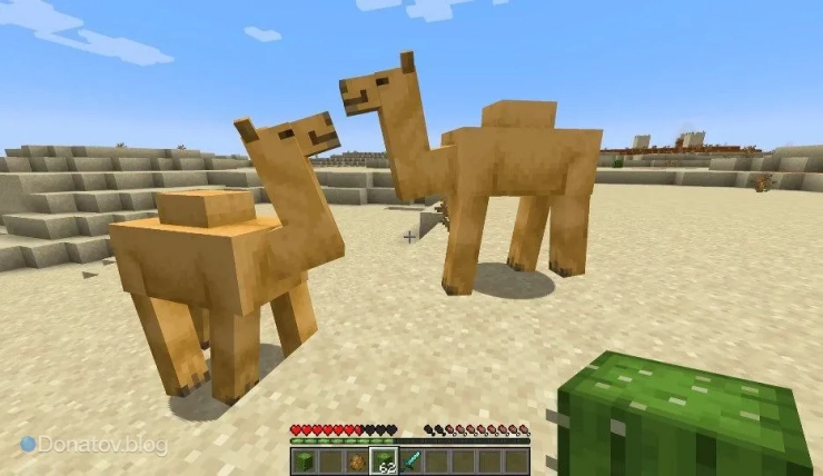 Верблюды в Minecraft