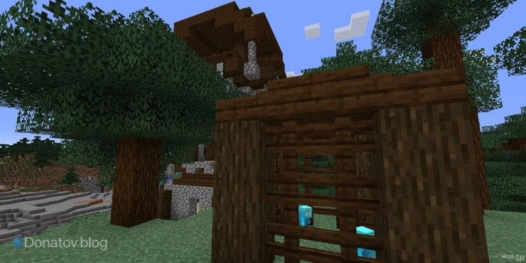 Тихони в деревянных клетках на аванпосте