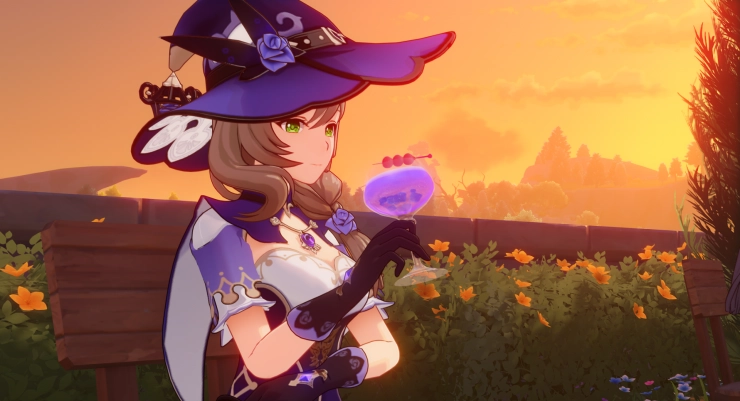 «Беседа за изысканными напитками» в Genshin Impact: как приготовить все коктейли