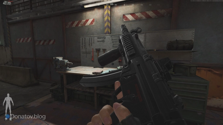 MP5 на стрельбище