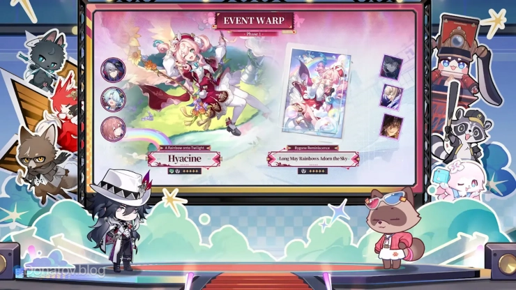 Состав баннера первой половины 4.1: Гиацина