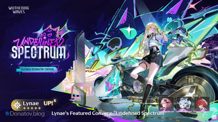 Баннер Линеи в обновлении 3.2 Wuthering Waves