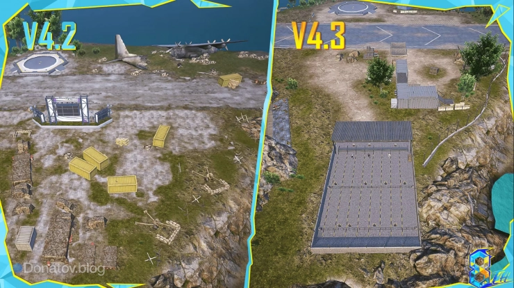 Обновлённый начальный остров