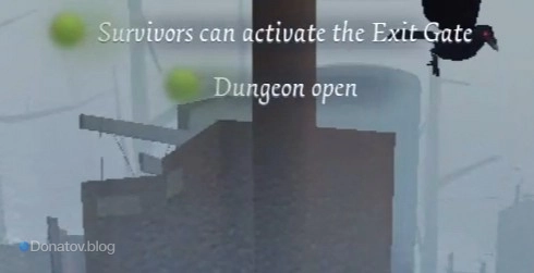 Survivors can activate the Exit Gate
