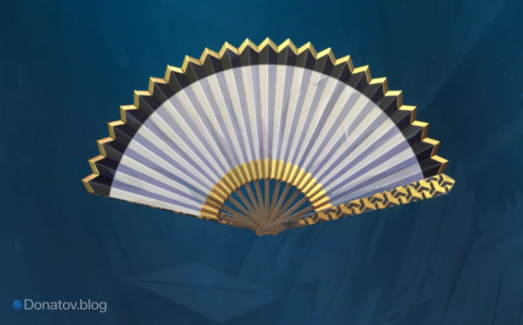 Веер «Шёлковый лист» в Valorant