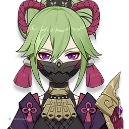 Синобу в моно-Электро пачке