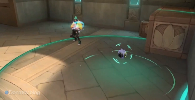 Исцеляющее поле агента Miks в Valorant