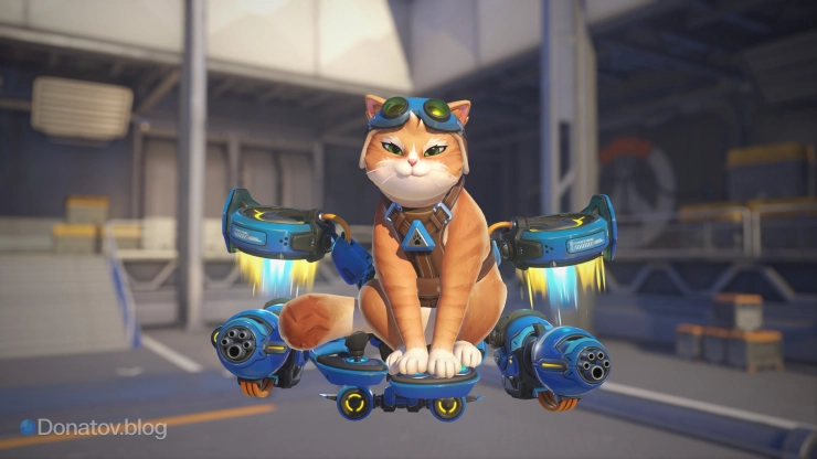 Фика «Реактивная Киса» из игры Overwatch