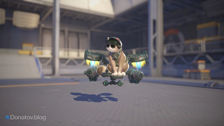 Реактивная Киса в облике «Лётчик-истребитель»