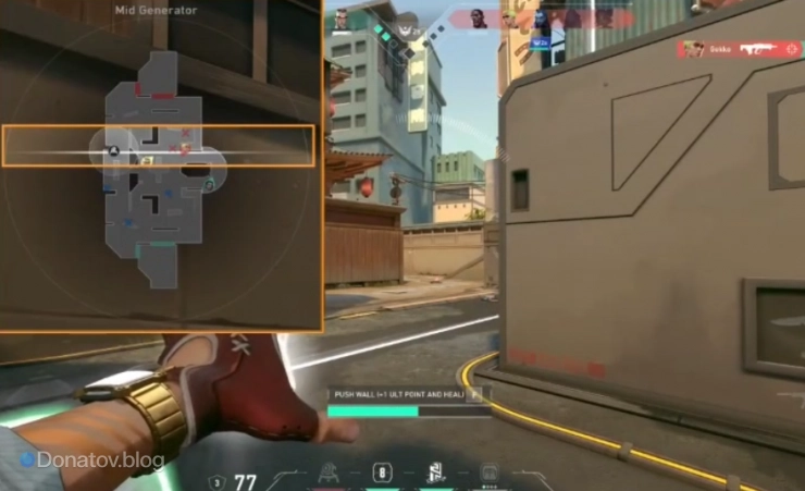 Барьер в режиме «Нокаут» в Valorant