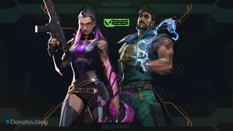 Иллюстрация агентов Valorant