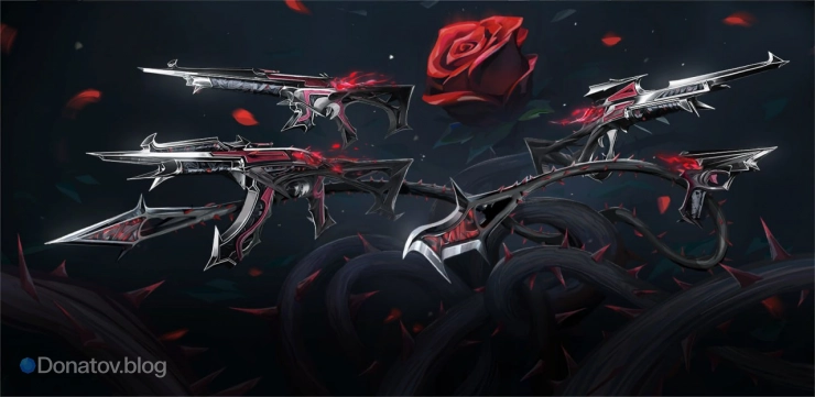 Сплеш-арт коллекции «Чёрные шипы»