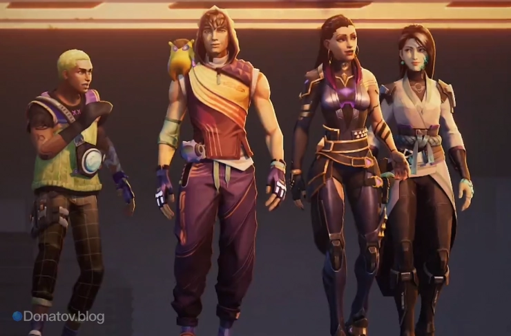 Иллюстрация агентов Valorant