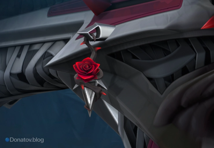 Брелок «Чёрные шипы» в Valorant