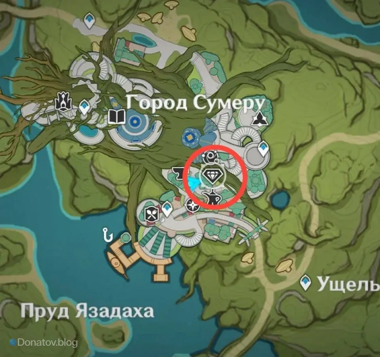 Местоположение ювелира Халида