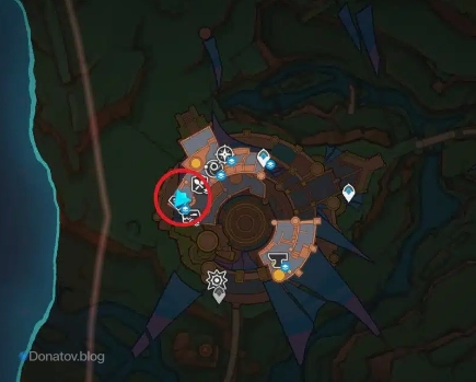 Местоположение Сувенирной лавки Натлана