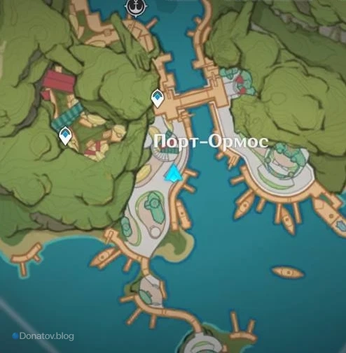 Местоположение Цю Вэй