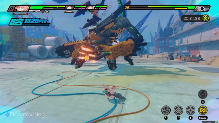 Колосок направляет мечи на врага