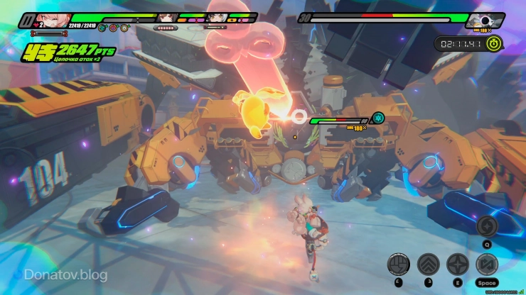 Колосок призывает громадный клинок