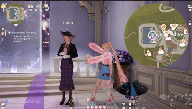 Как найти Виолетту в Infinity Nikki