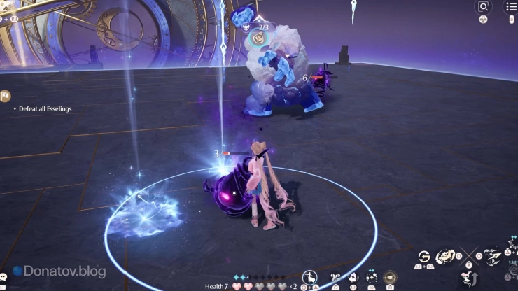 Никки с Компаньоном в данже