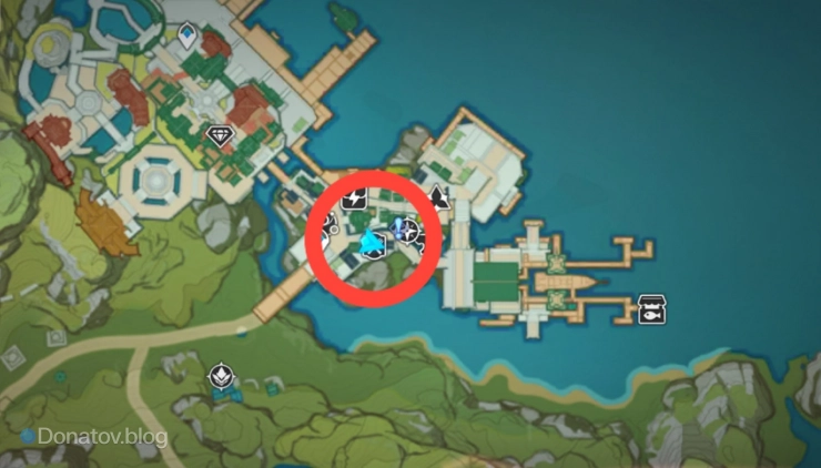 Местоположение Мао