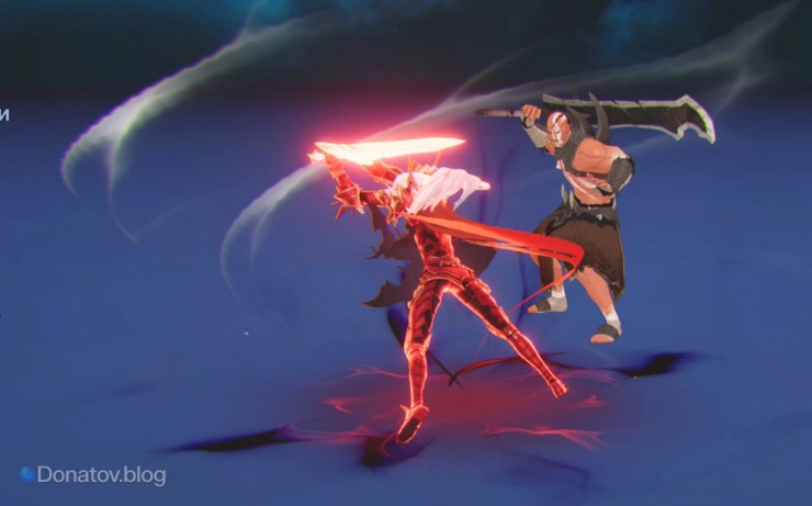 Сиан применяет навык «Королевский мечник: Алая луна»