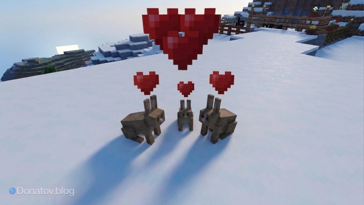 Кролики и крольчонок