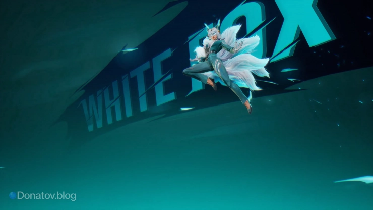 Персонаж Белая Лиса в игре Marvel Rivals