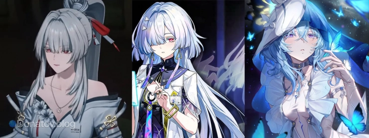 Хиюки (Hiyuki), Морни и Хранительница Берегов представляют одинаковый типаж в Wuthering Waves 3.2