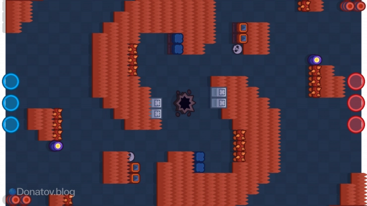 Пример закрытой карты в  Brawl Stars